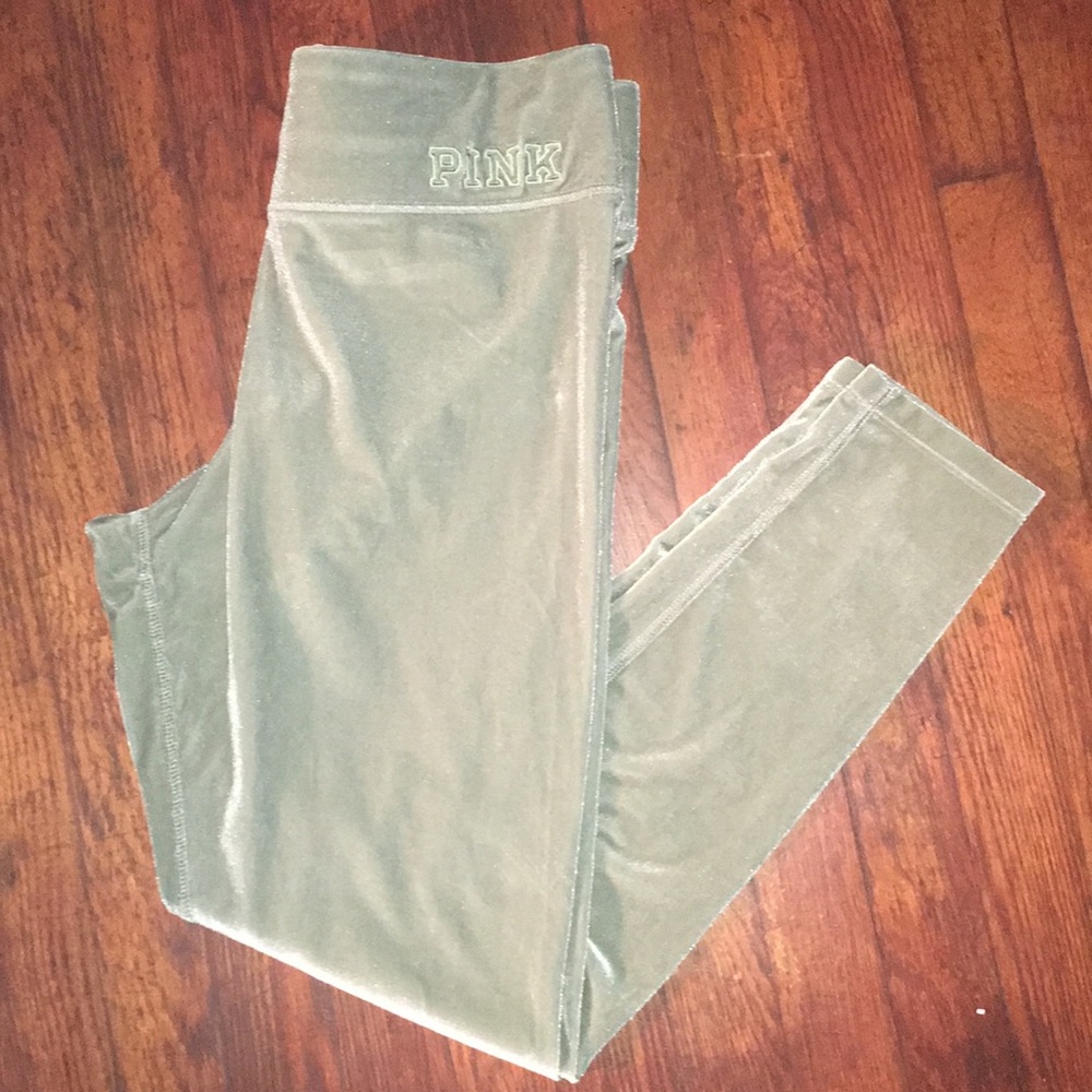 PINK Victoria’s Secret Velvet Leggings